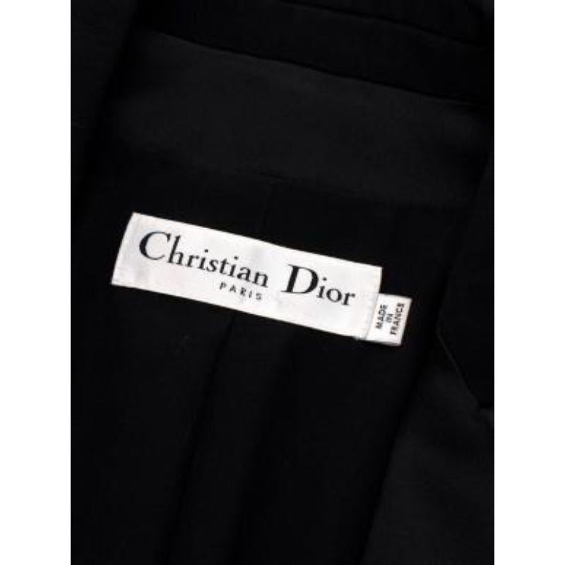 Dior Black Silk Bar Jacket For Sale 3