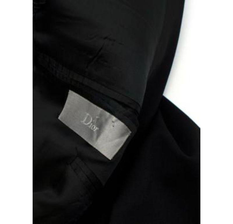 Dior Black Single Breasted Blazer For Sale 3