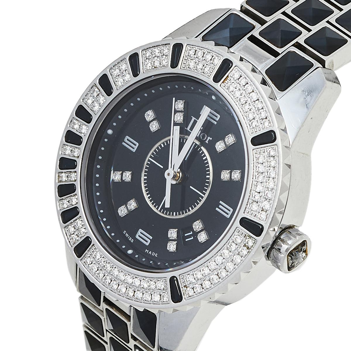diamond dior watch