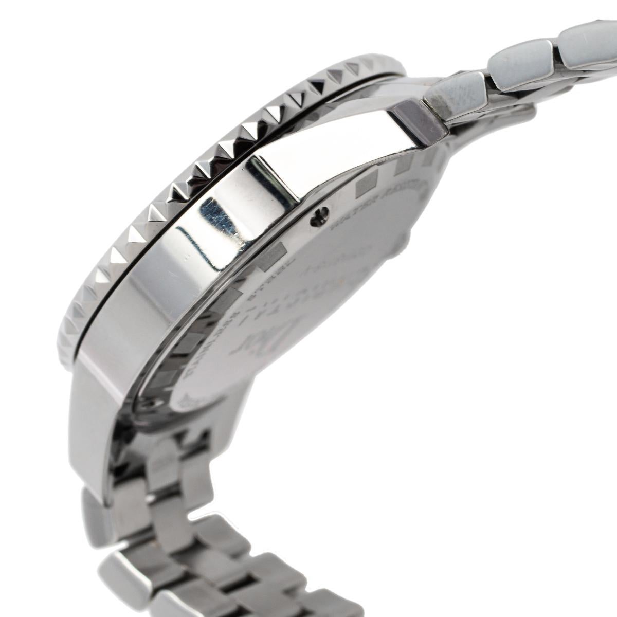 Dior Black Stainless Steel Diamonds Christal Women's Wristwatch 33 mm 2