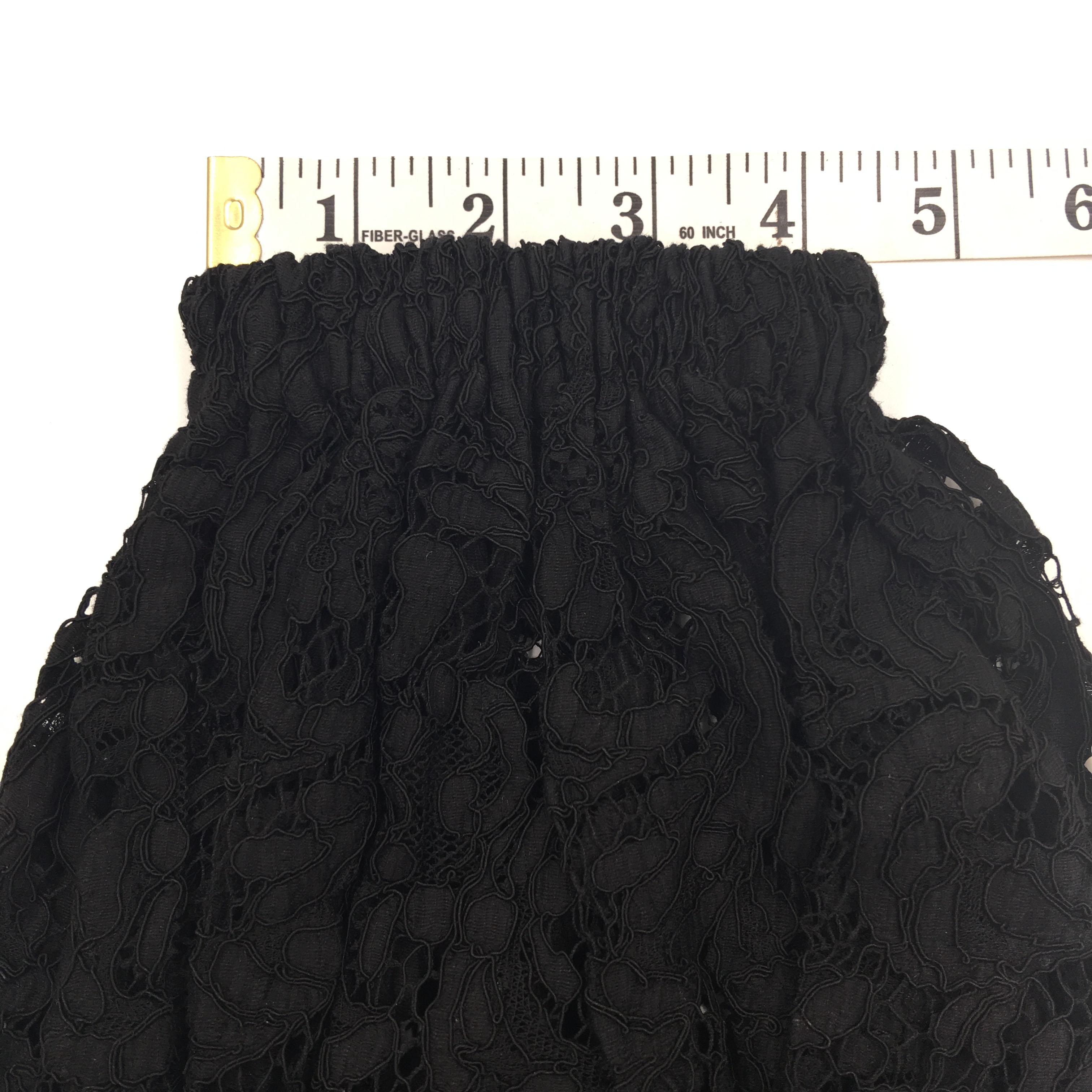 Dior Black Suede and Lace Blouson Elbow Length Glove  For Sale 2