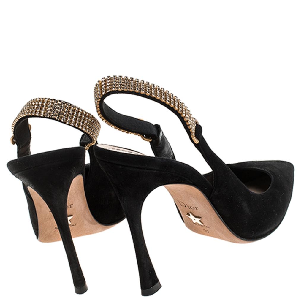 embellished slingbacks