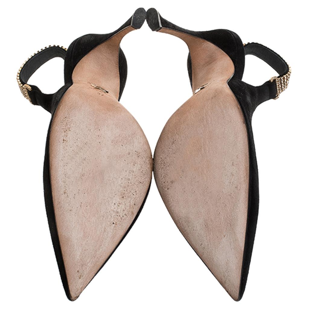 black slingback sandals