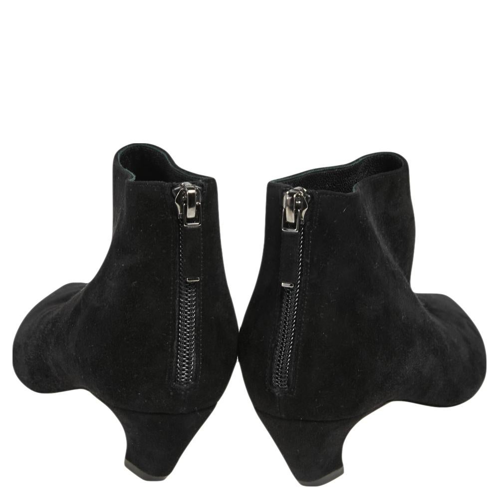 Women's Dior Black Suede I-Dior Ankle Boots Size 35
