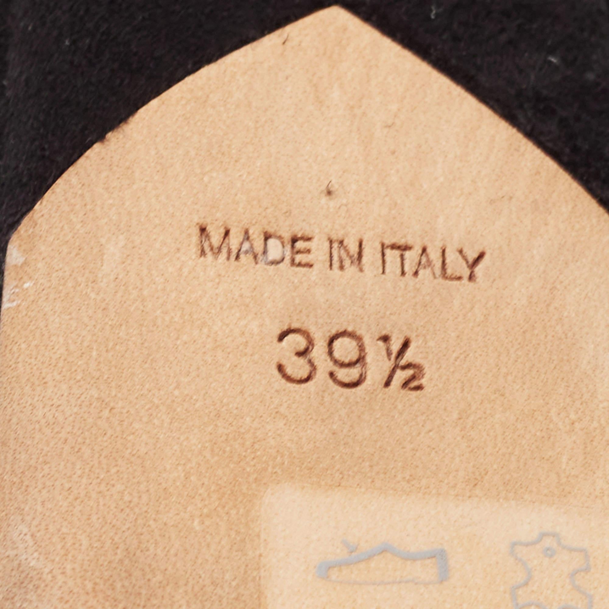 Dior, camoscio nero, punta aperta, pompe con plateau, misura 39,5 in vendita 2