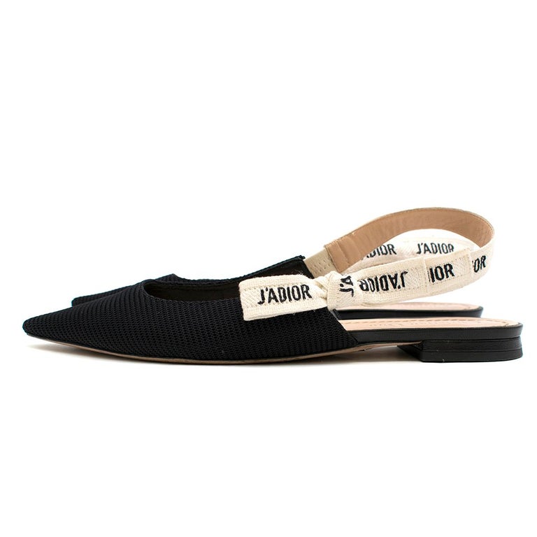 dior slingback flat mule