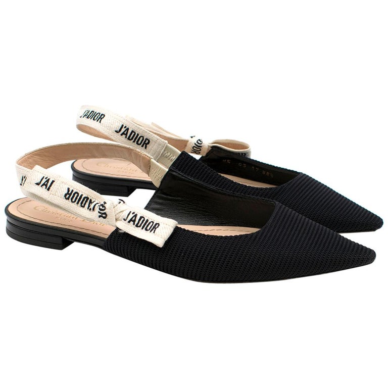 dior flat slingbacks