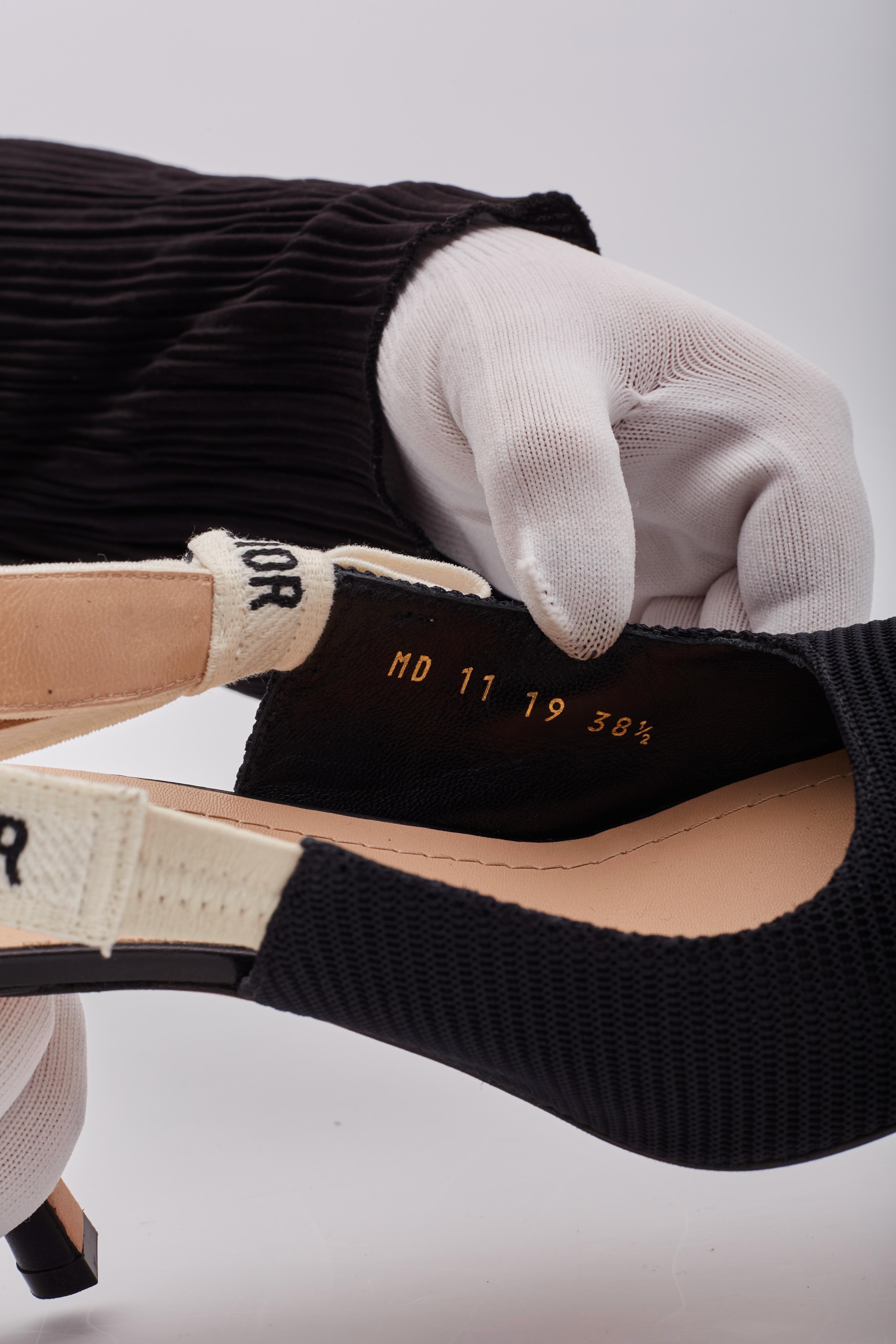 Dior escarpins J'adior noirs avec nœud technique (EU 38.5) en vente 2