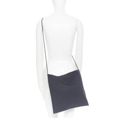 DIOR black tonal logomania jacquard square fabric magnetic closure crossbody bag