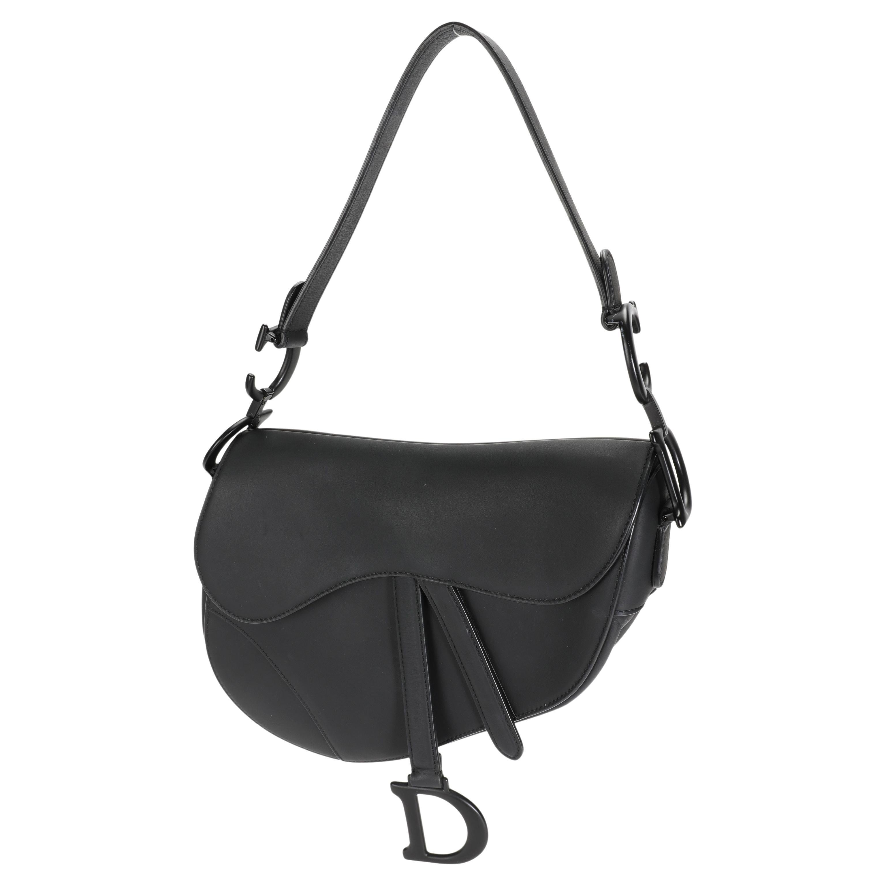 Dior - Sac à dos en cuir ultra mat noir