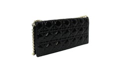 Dior Black Vernice Lady Bag