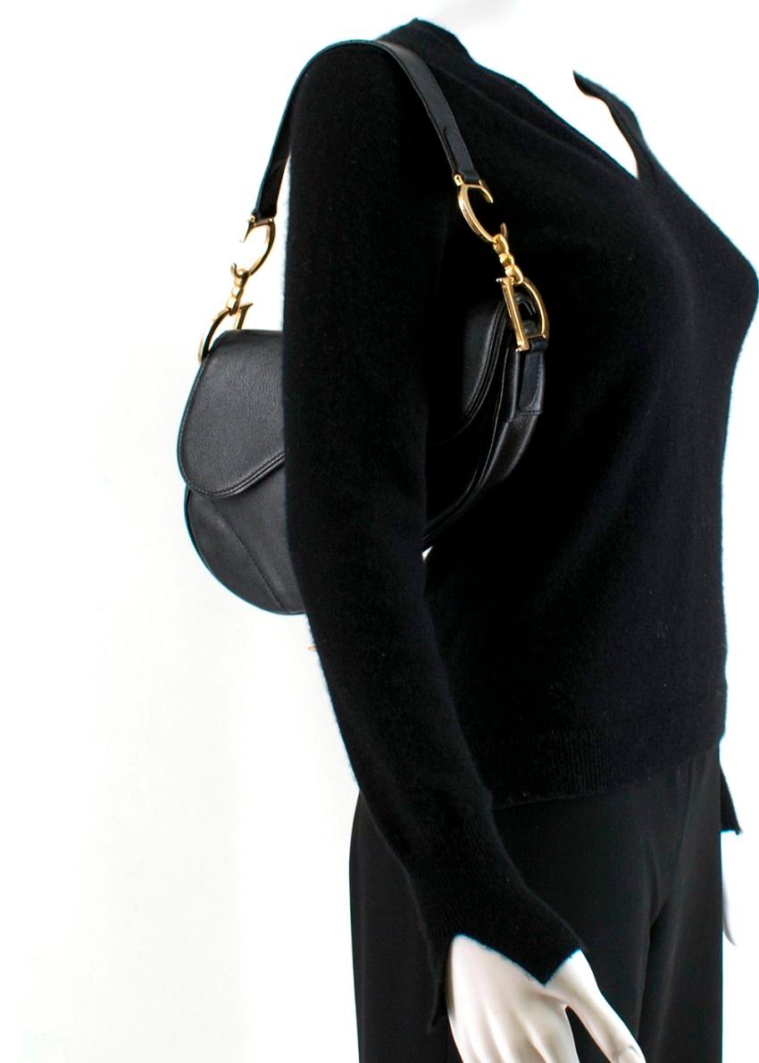 vintage black dior bag