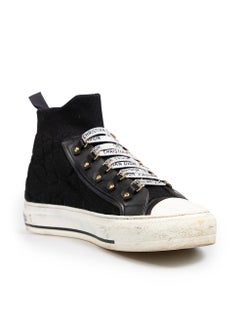 Dior Schwarz Walk''n''Dior High Top Turnschuhe Größe IT 39
