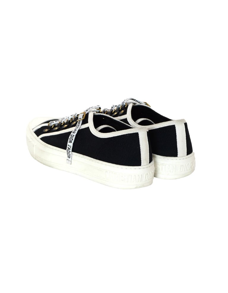 dior shoes black and white