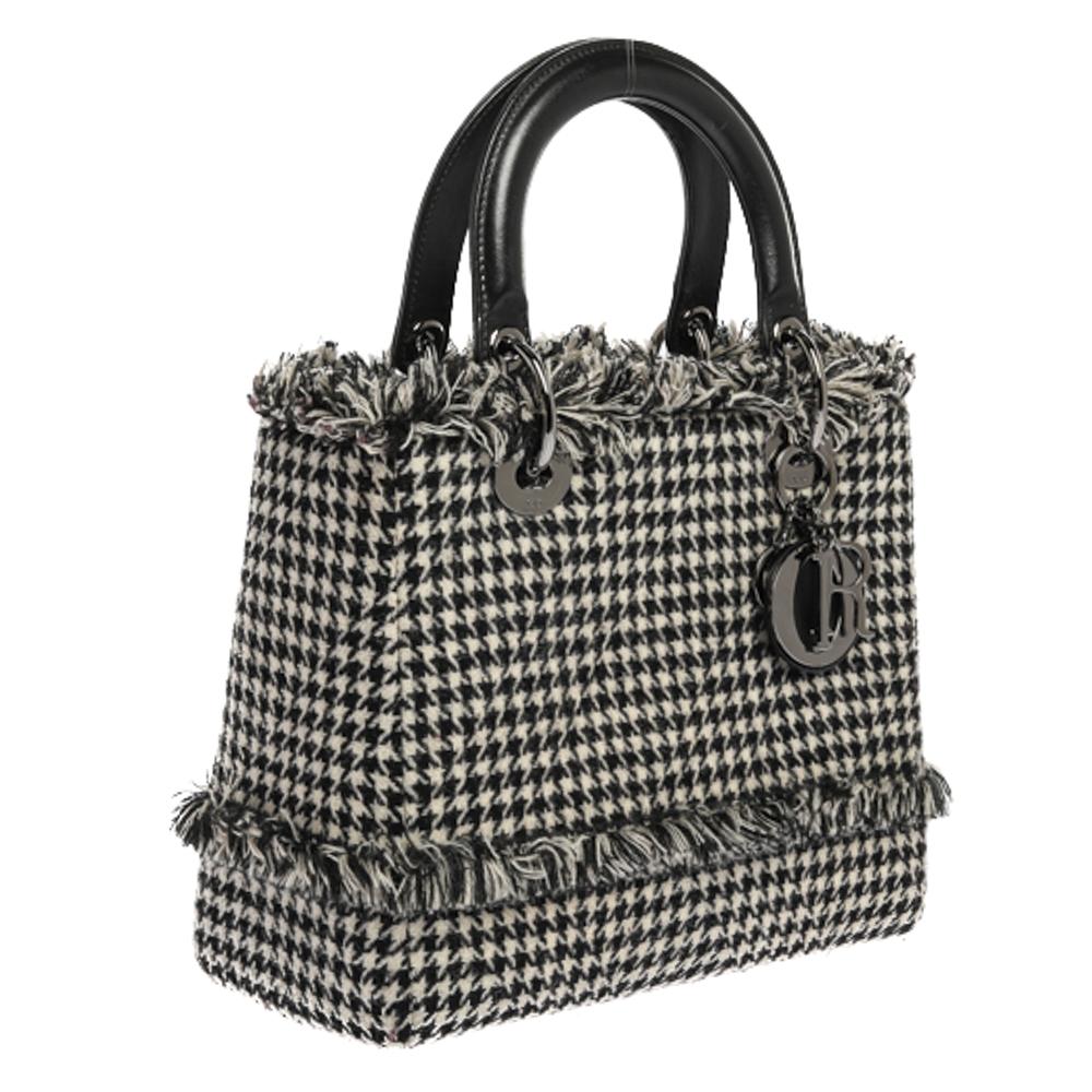 dior houndstooth purse