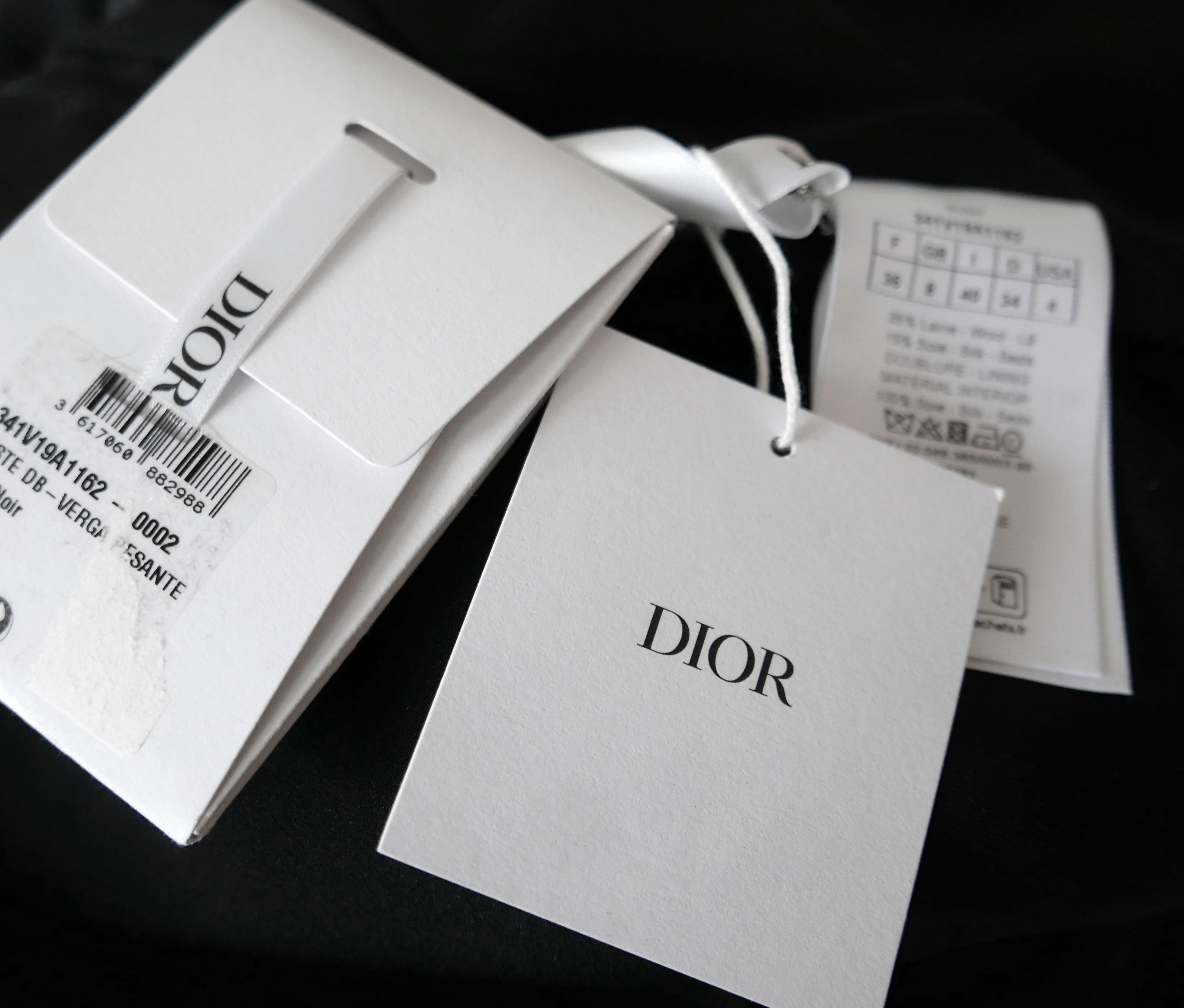 Dior Giacca nera con colletto alla Nehru in lana in vendita 5