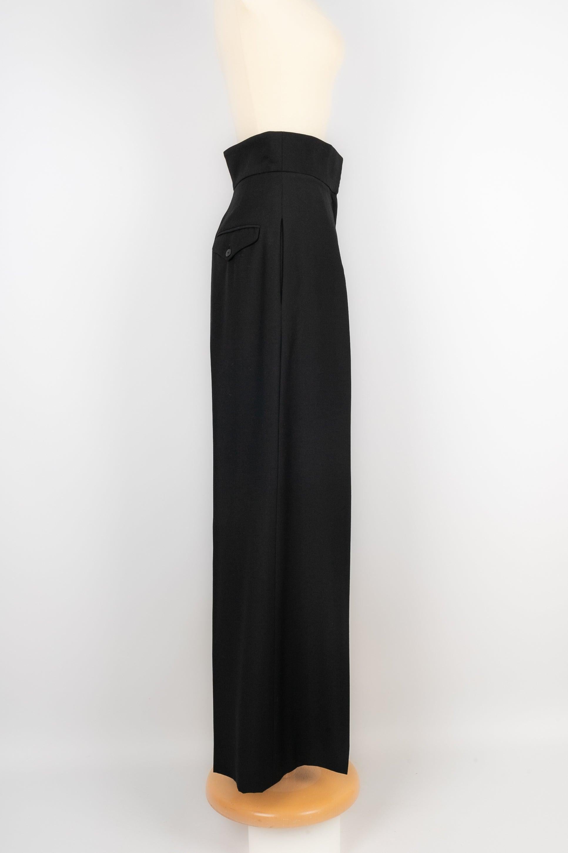Women's Dior Black Wool Pants, 2009