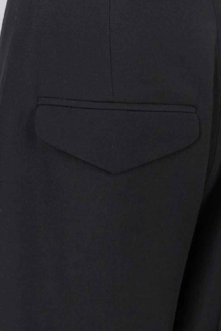 Pantalon en laine noire Dior, 2009 en vente 2