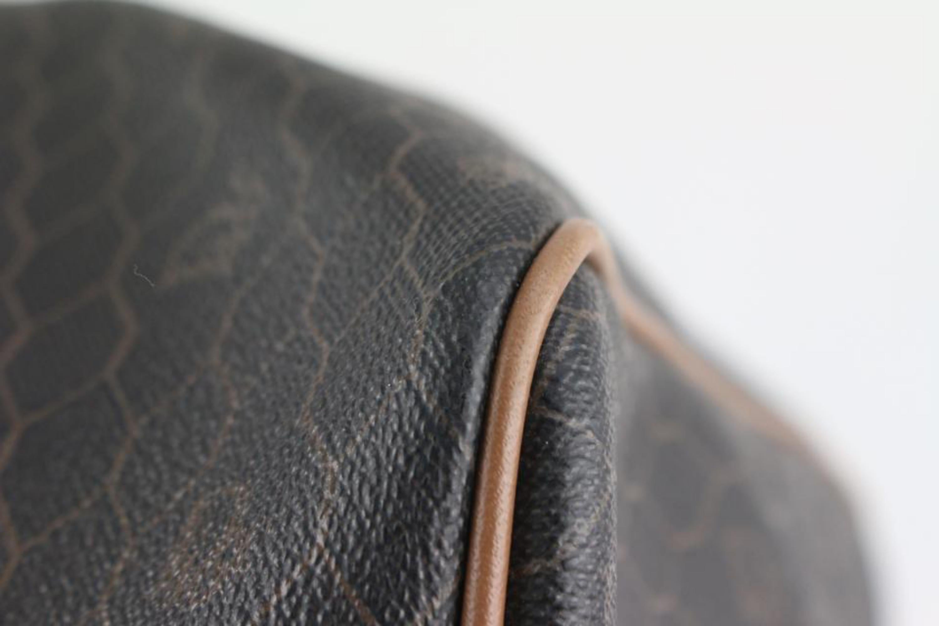 Dior Black x Brown Monogram Honeycomb Trotter Boston Duffle Bag 1216d26 5