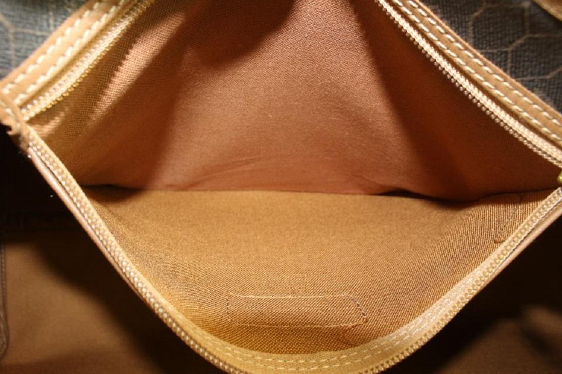 Dior Black x Brown Monogram Trotter Honeycomb Boston Duffle Bag 7CD1020 8