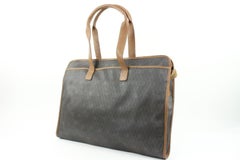 Dior Black x Brown Monogram Trotter Honeycomb Shopper Tote Bag 56d23s
