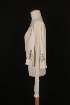 Dior Blended Cashmere Sweater Sewn with Pearls Fall, 2007