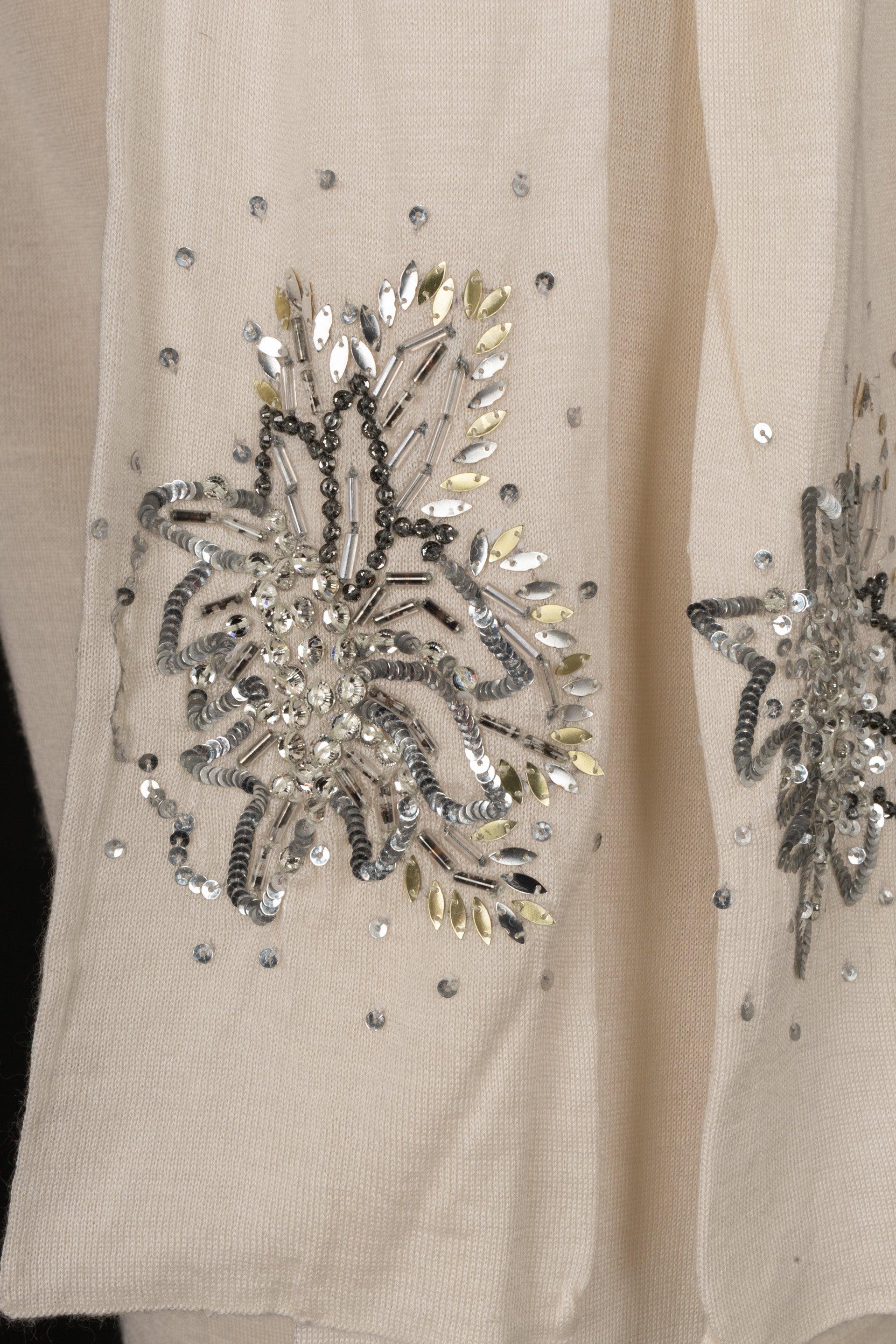 Pull Dior, cousu avec perles, automne 2007 en vente 1