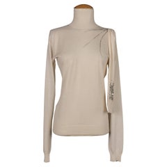 Dior Pullover aus Kaschmirmischung mit Perlen genäht Herbst, 2007