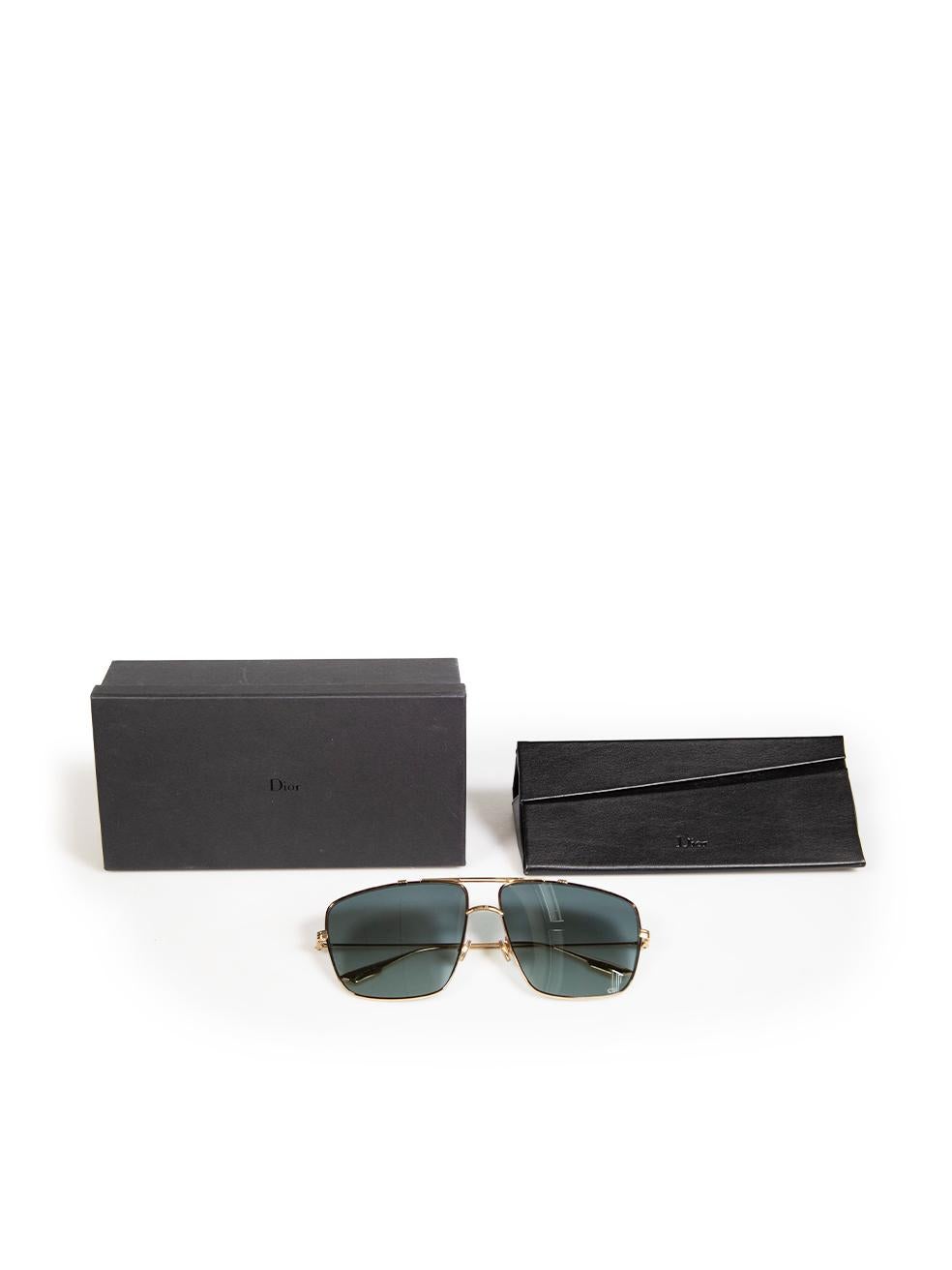 Dior Blue Aviator Gradient Sunglasses 1