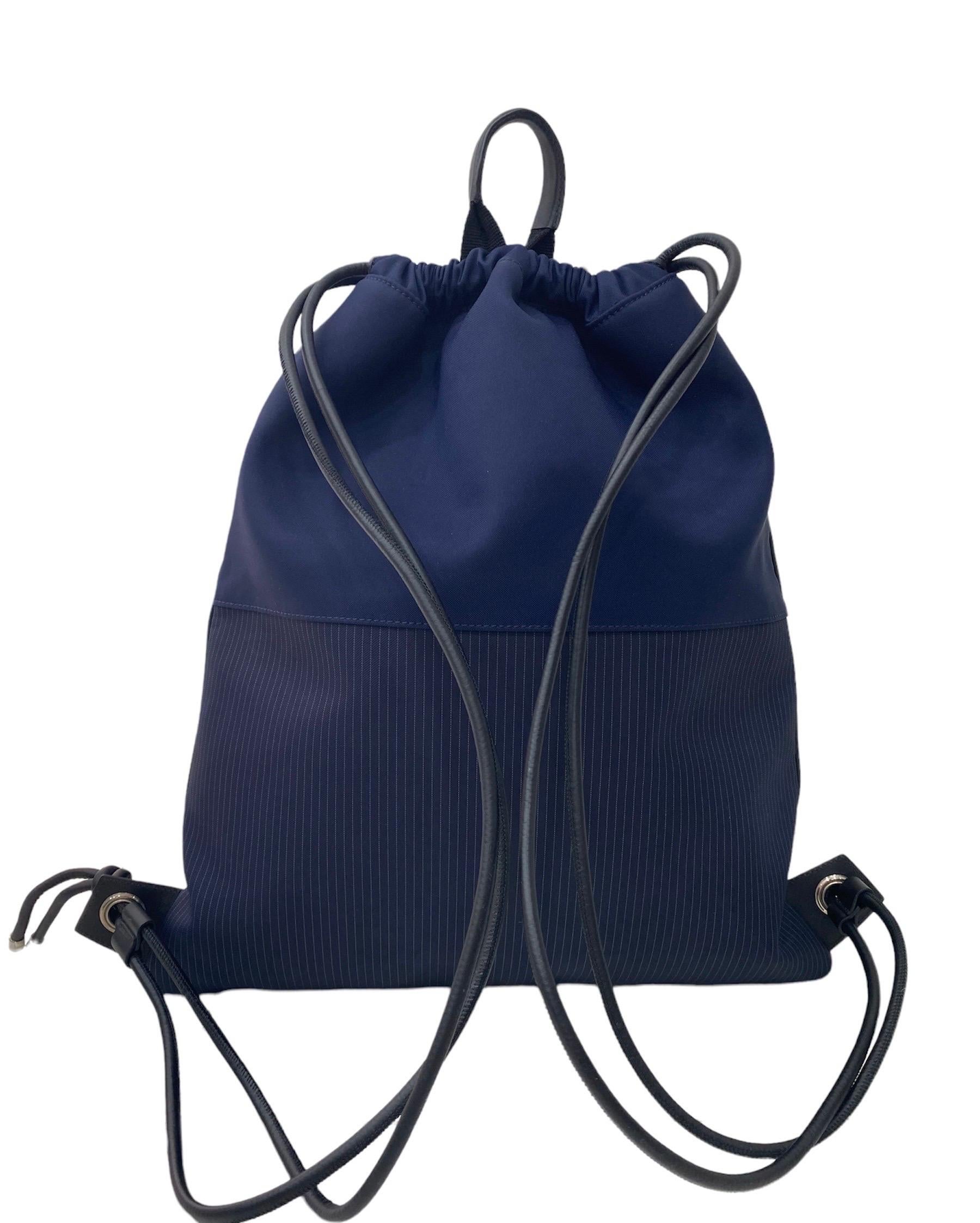 Men's Dior Blue BackPack Shoulder Bag Zaino  For Sale
