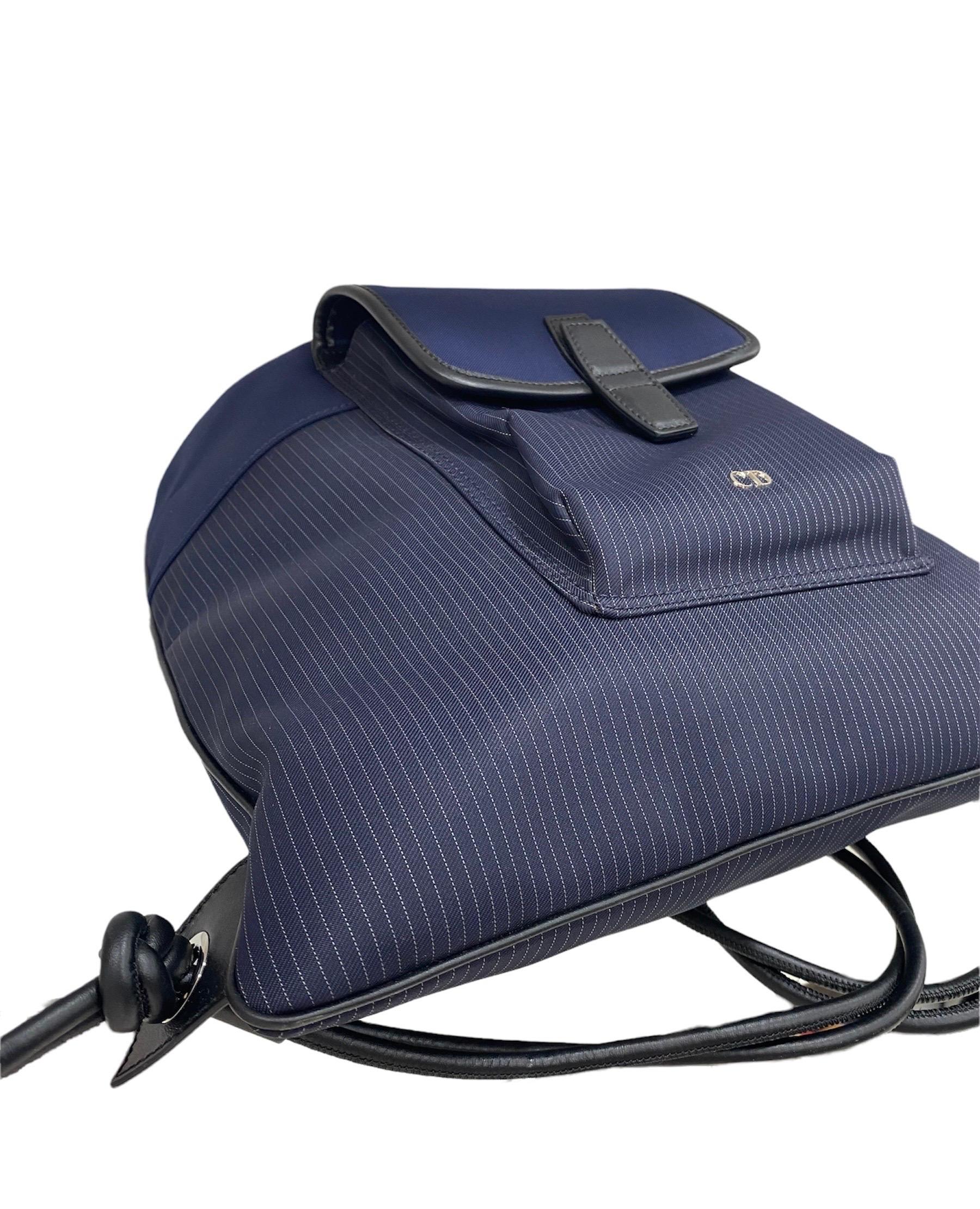 Dior Blue BackPack Shoulder Bag Zaino  For Sale 3