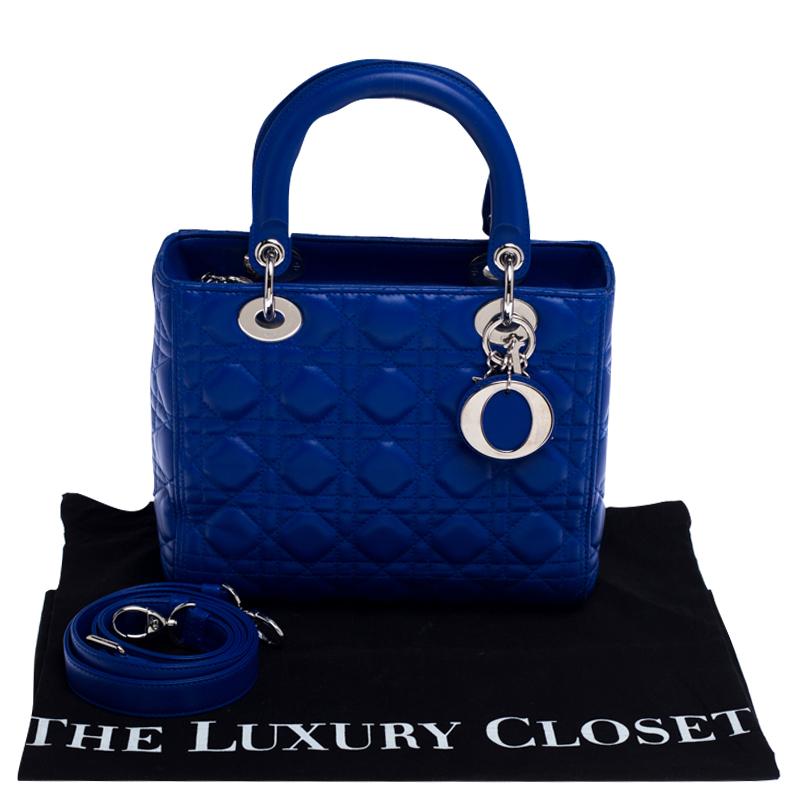 dior blue tote