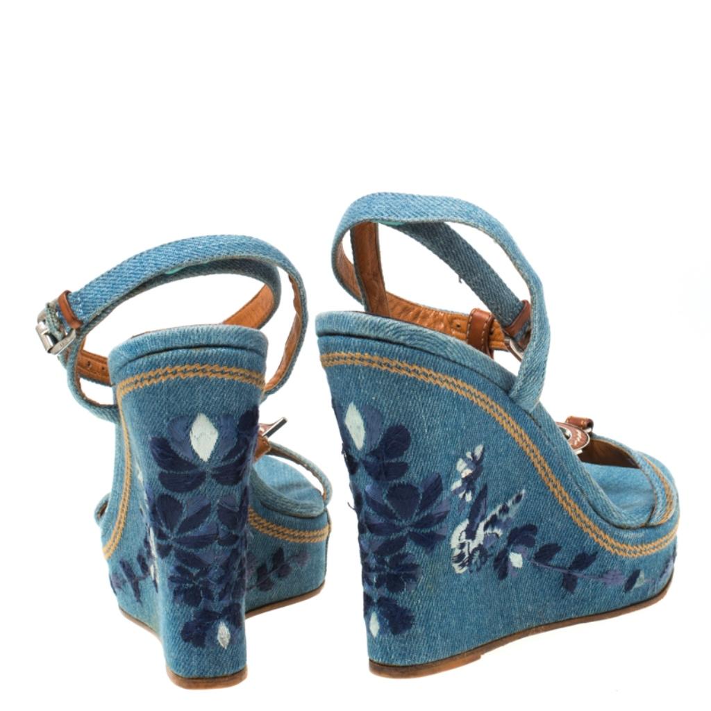 blue christian dior sandals