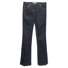 Dior Blue Denim Flared Jeans S