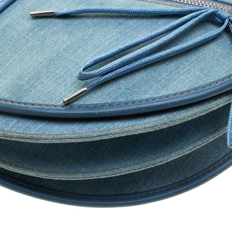 Dior Blue Denim Shoulder Bag 8