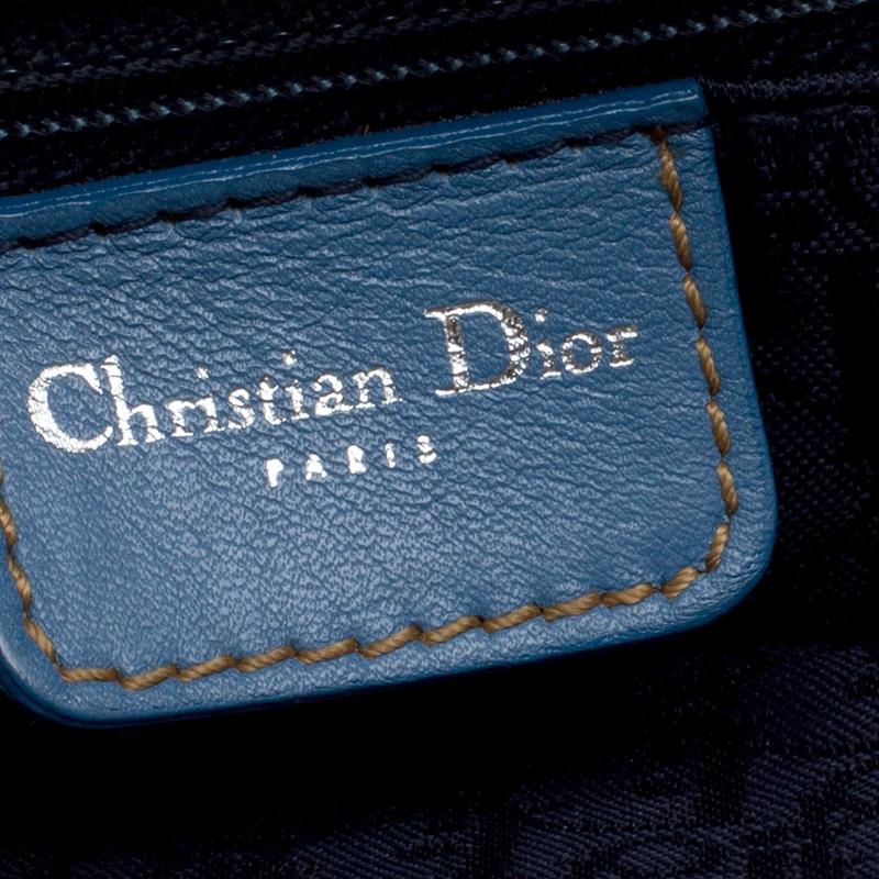 Dior Blue Denim Shoulder Bag 5