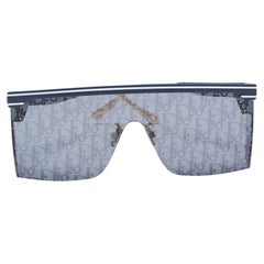 Dior Blue DiorClub M1U Oblique Shield Sunglasses