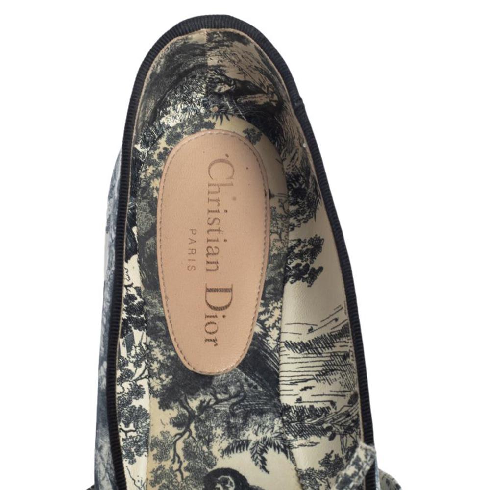 blue toile heels