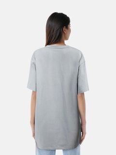 Dior Blue Floral Logo Print T-Shirt Size L