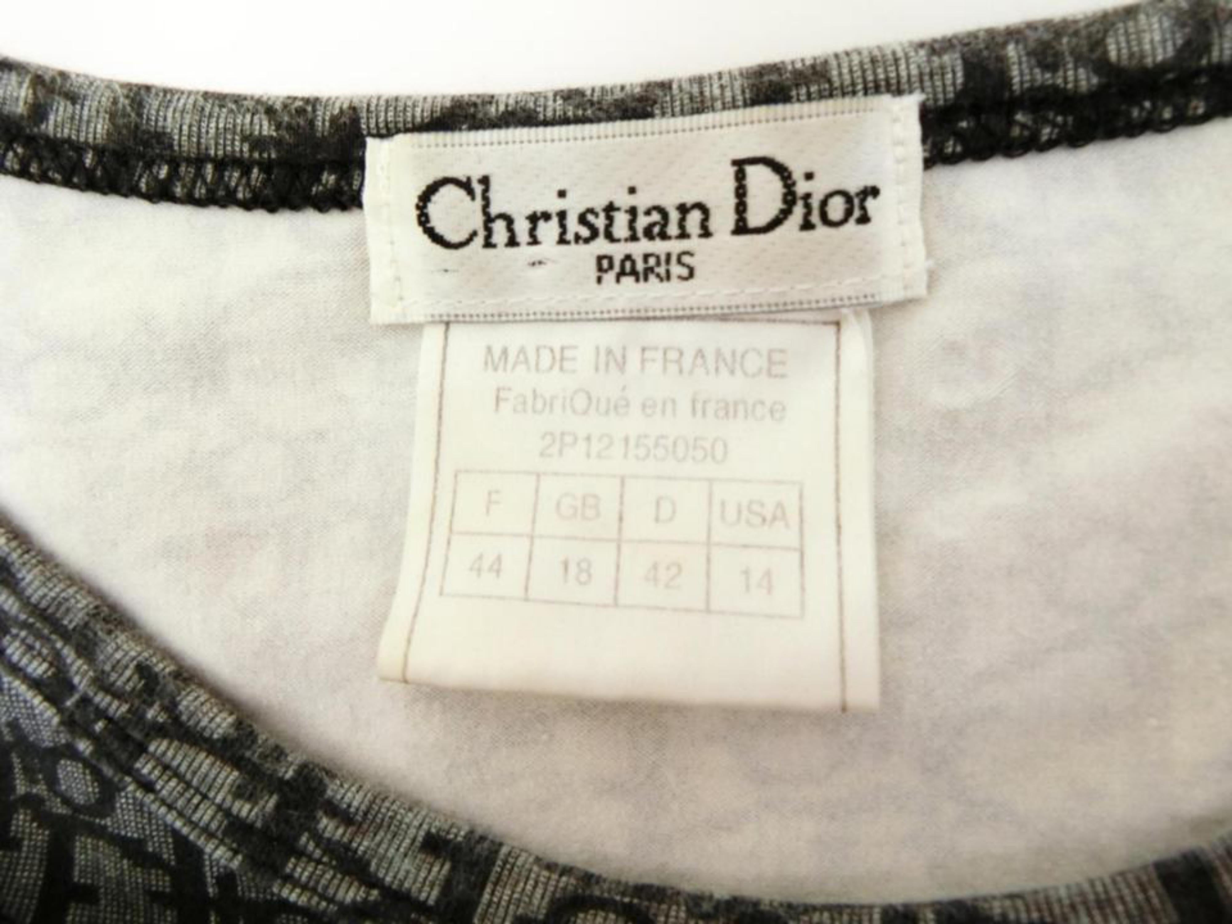 Dior Blue J'adore Signature Oblique Trotter Crystal Logo 23231717 Tee Shirt im Angebot 6
