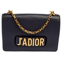 Dior Blue Leather J’adior Flap Shoulder Bag