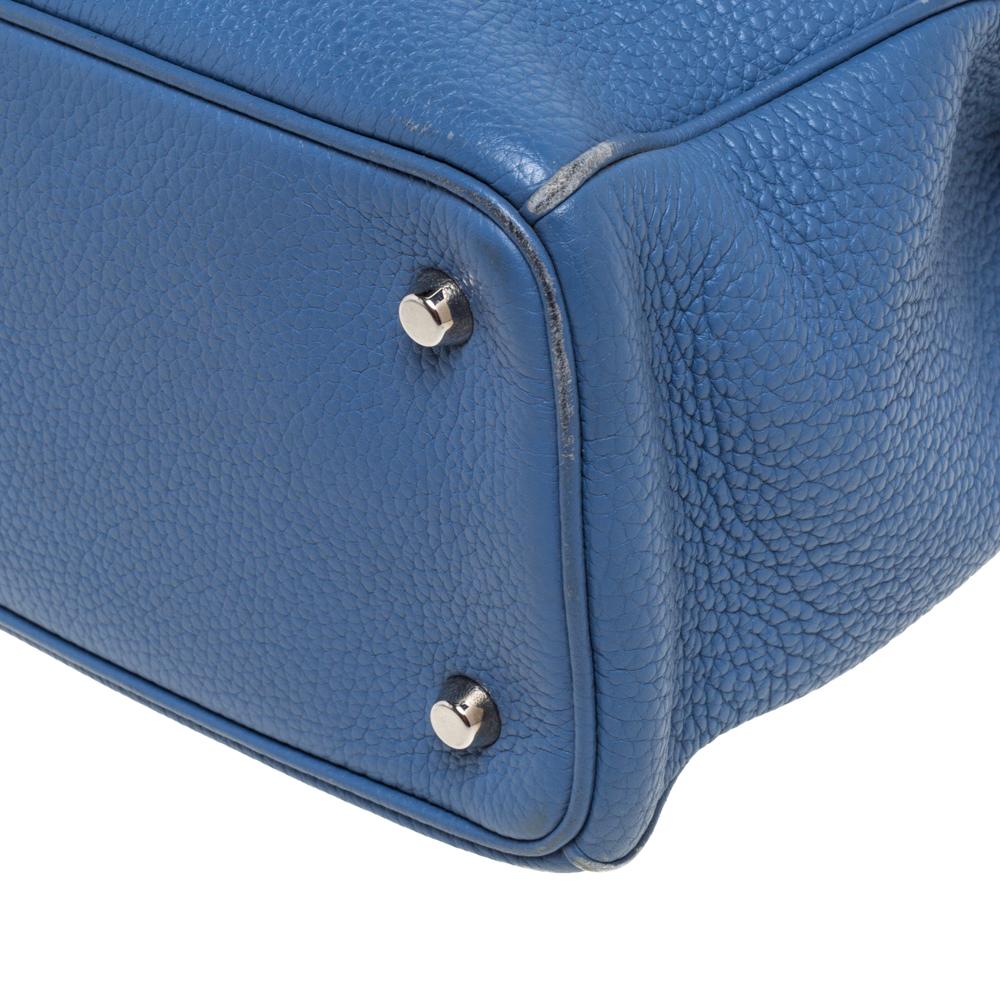 Dior Blue Leather Large Diorissimo Shopper Tote 3