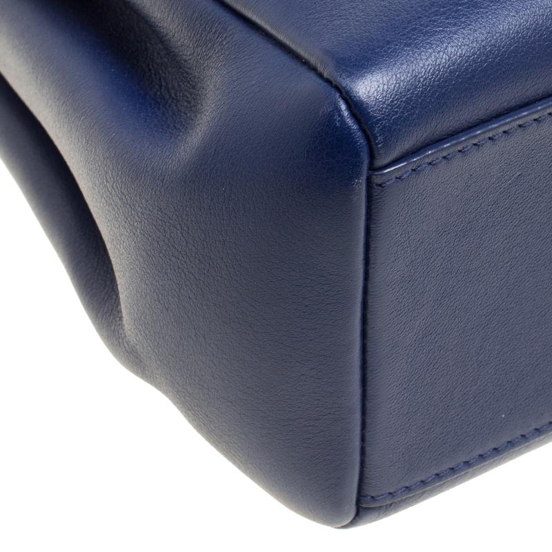 Dior Blue Leather Large Diorling Shoulder Bag 6