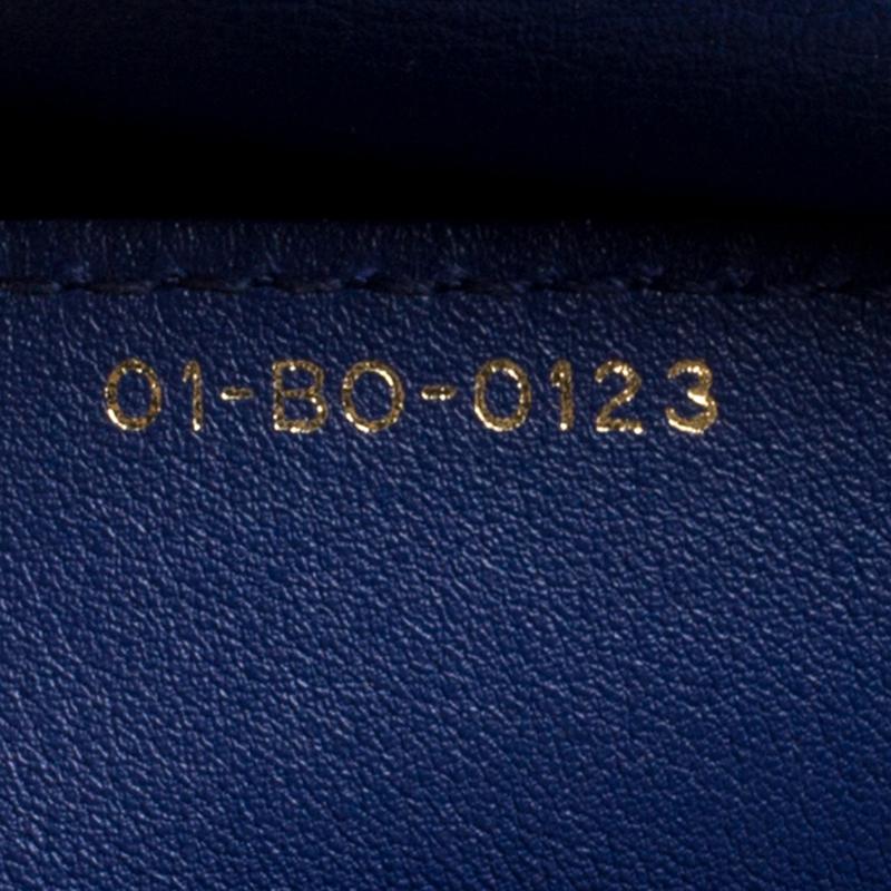 Dior Blue Leather Large Diorling Shoulder Bag 4