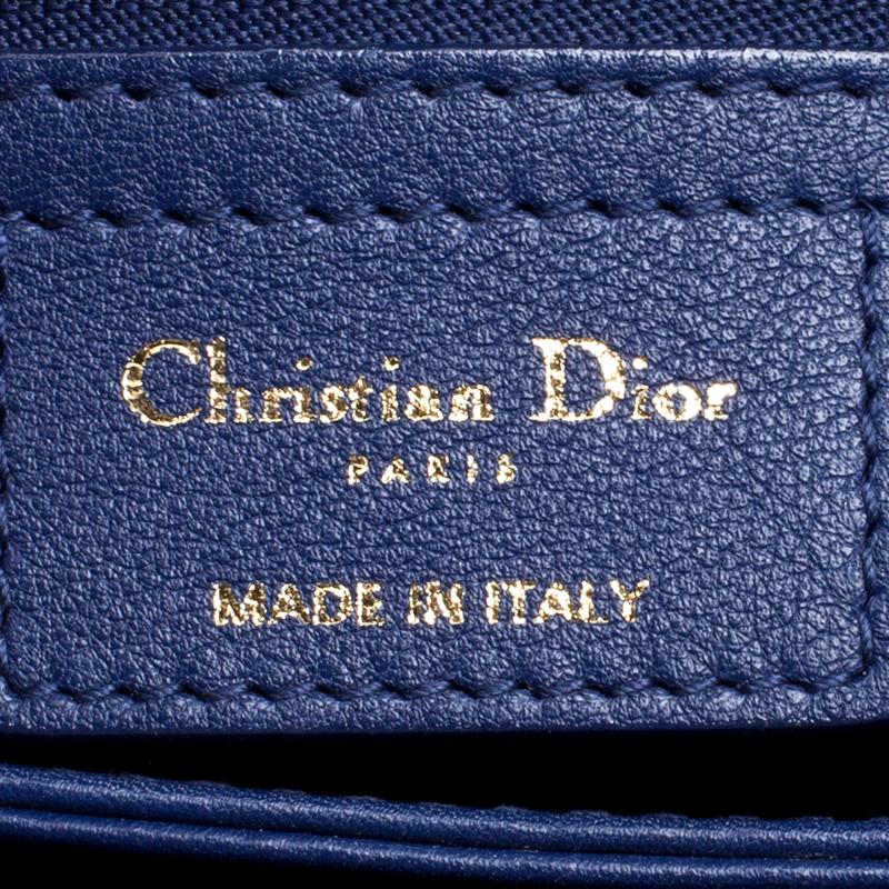 Dior Blue Leather Large Diorling Shoulder Bag 5