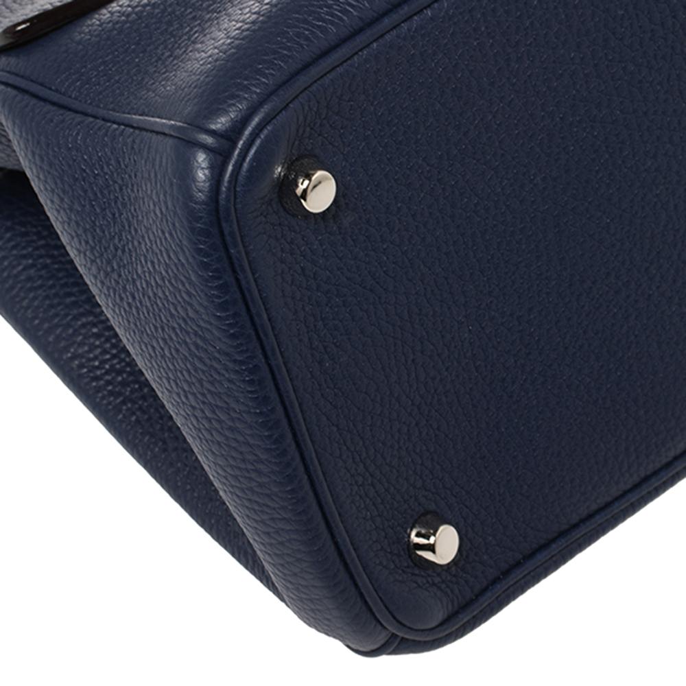 Dior Blue Leather Medium Be Dior Flap Bag 3