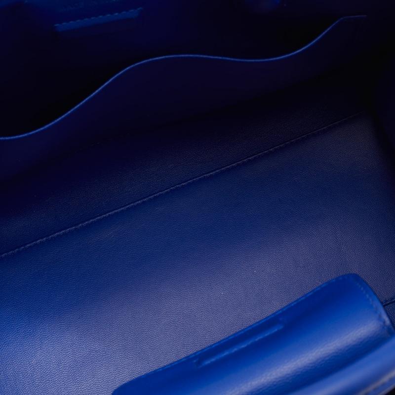 Dior Blue Leather Medium Diorever Tote 3