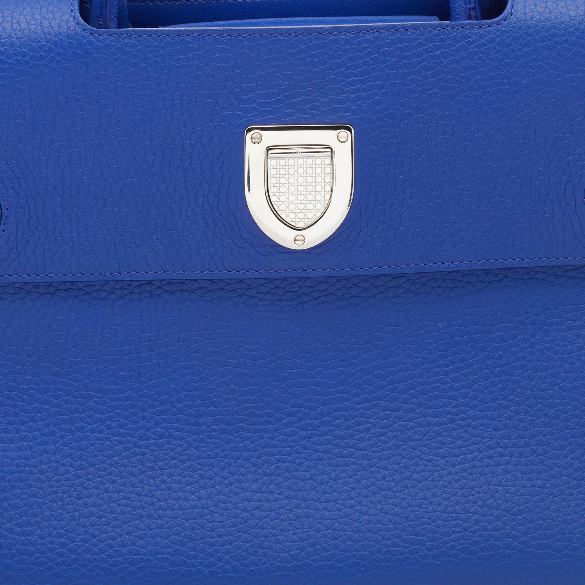 Dior Blue Leather Medium Diorever Tote 5