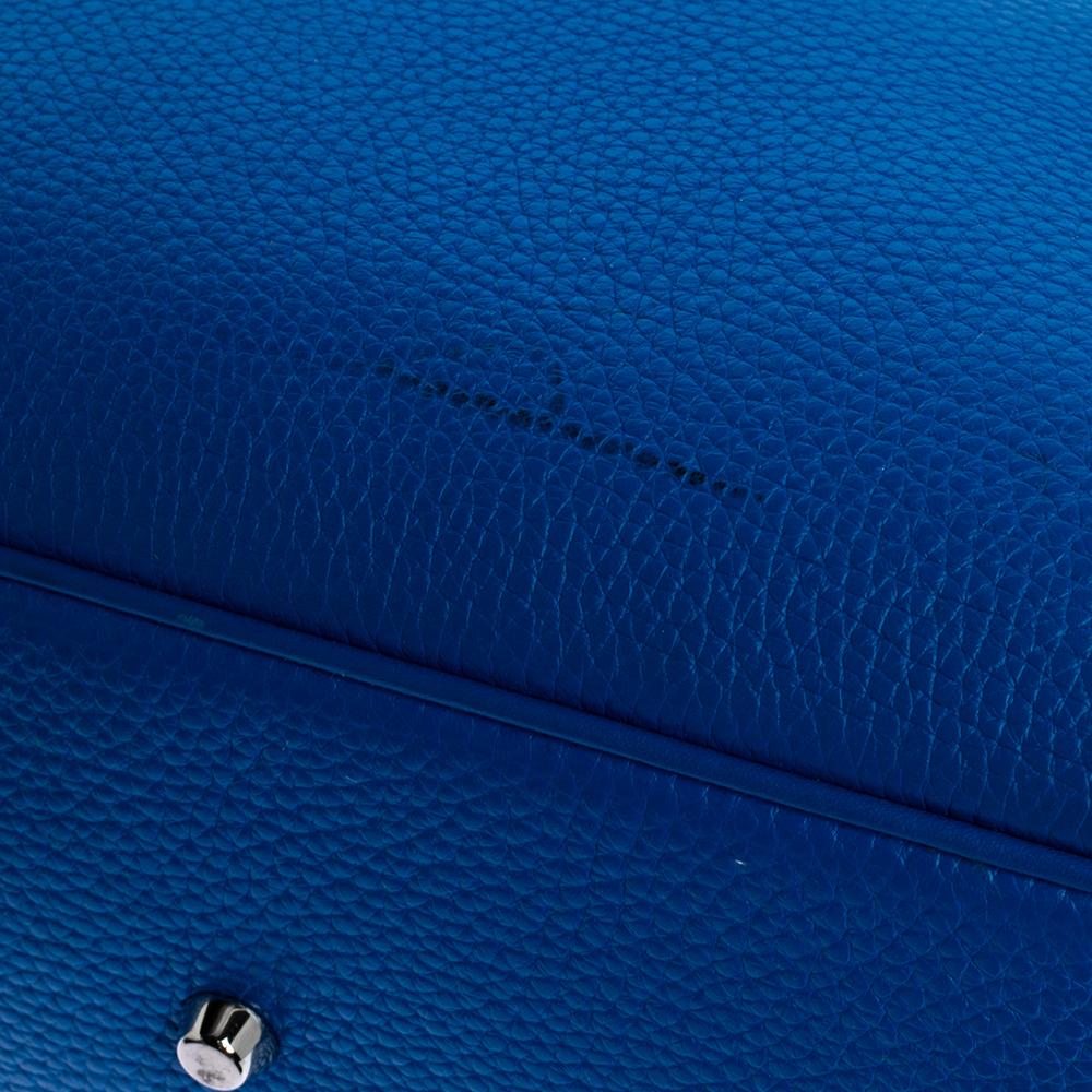 Women's Dior Blue Leather Medium Diorissimo Shopper Tote