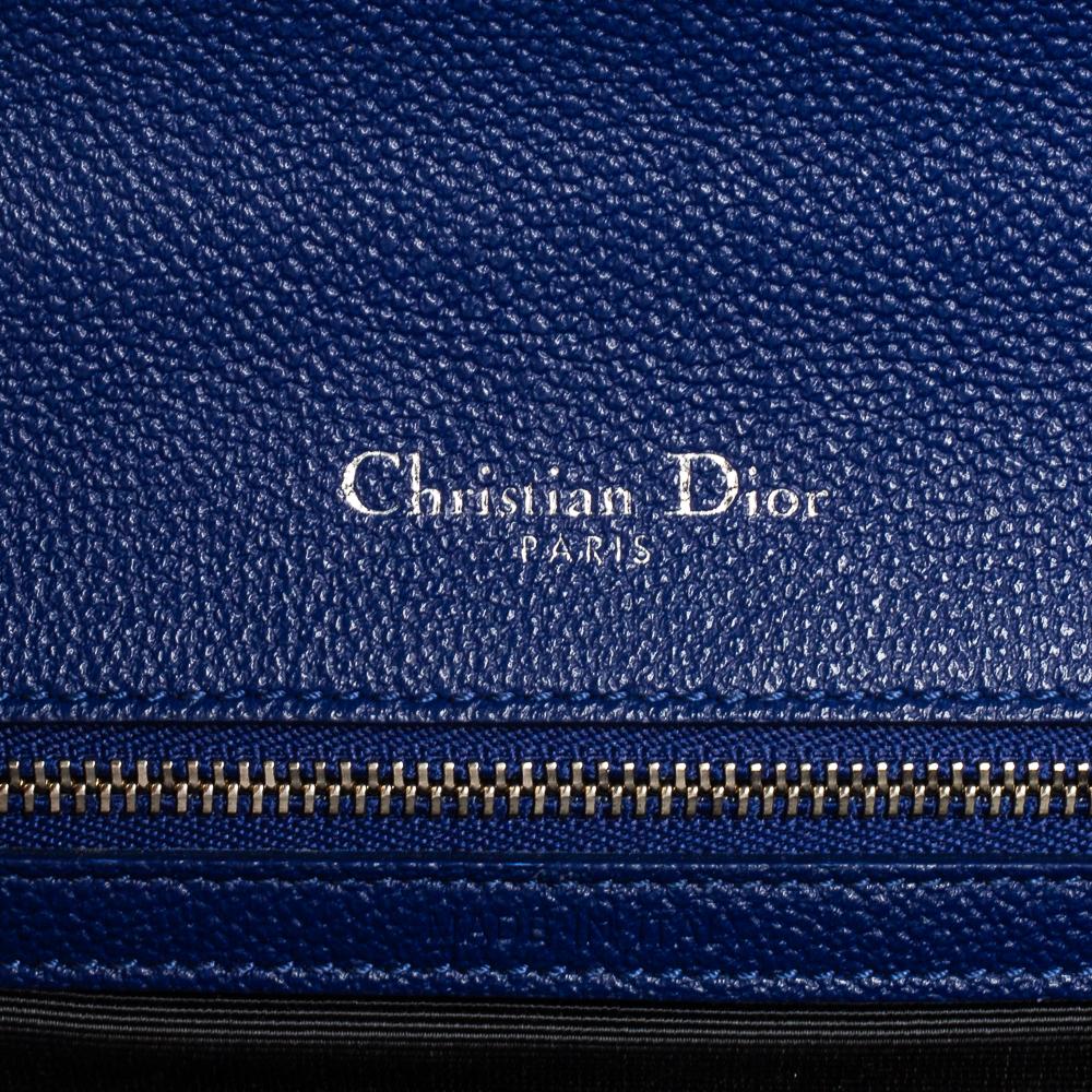 Dior Blue Leather Small Diorama Shoulder Bag 3